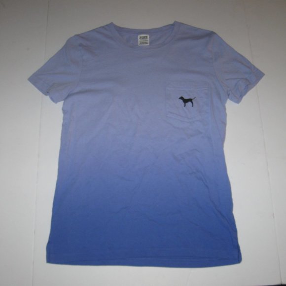 PINK Oversized Pocket Tee Short Sleeve OMBRE - Picture 7 of 7